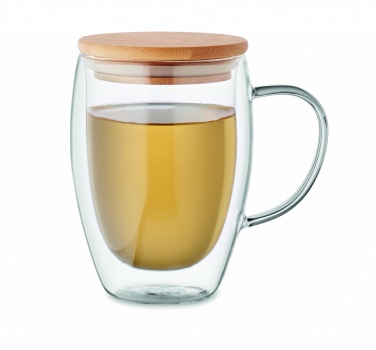 Logo trade promotional merchandise picture of: Double wall borosilicate mug