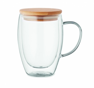 Logo trade corporate gifts picture of: Double wall borosilicate mug