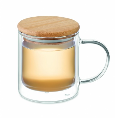 Logo trade promotional gift photo of: Double wall borosilicate mug