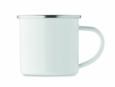 Logo trade promotional merchandise image of: Enamel sublimation mug 200ml