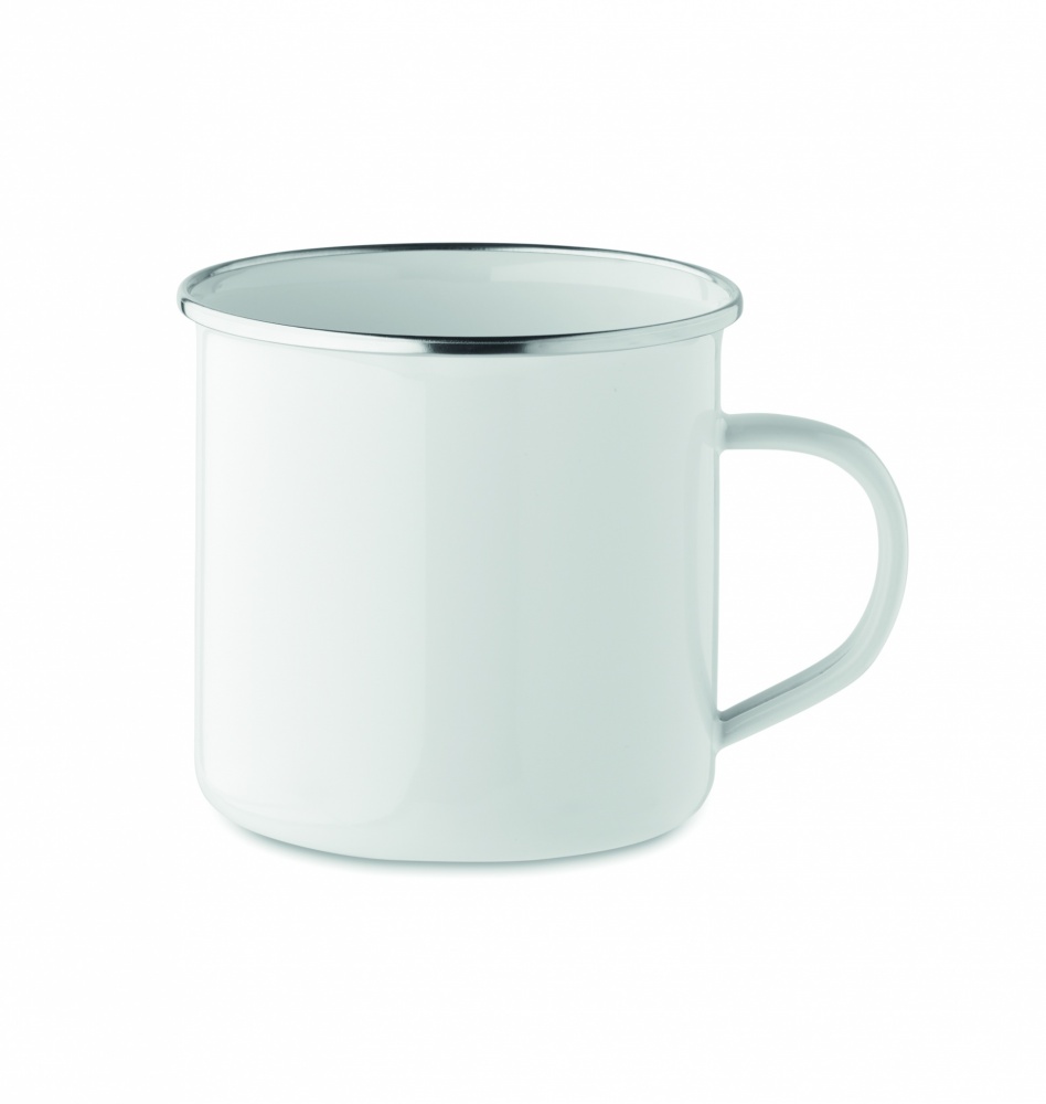 Logo trade promotional giveaway photo of: Enamel sublimation mug 500ml