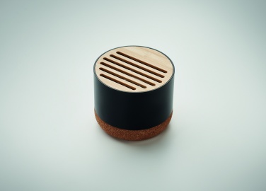 Logo trade promotional products image of: Cork and aluminium speaker