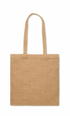 Logo trade promotional giveaway photo of: Jute long handled shopping bag