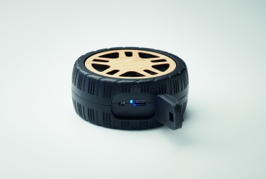 Logo trade advertising product photo of: Wireless speaker tire shaped