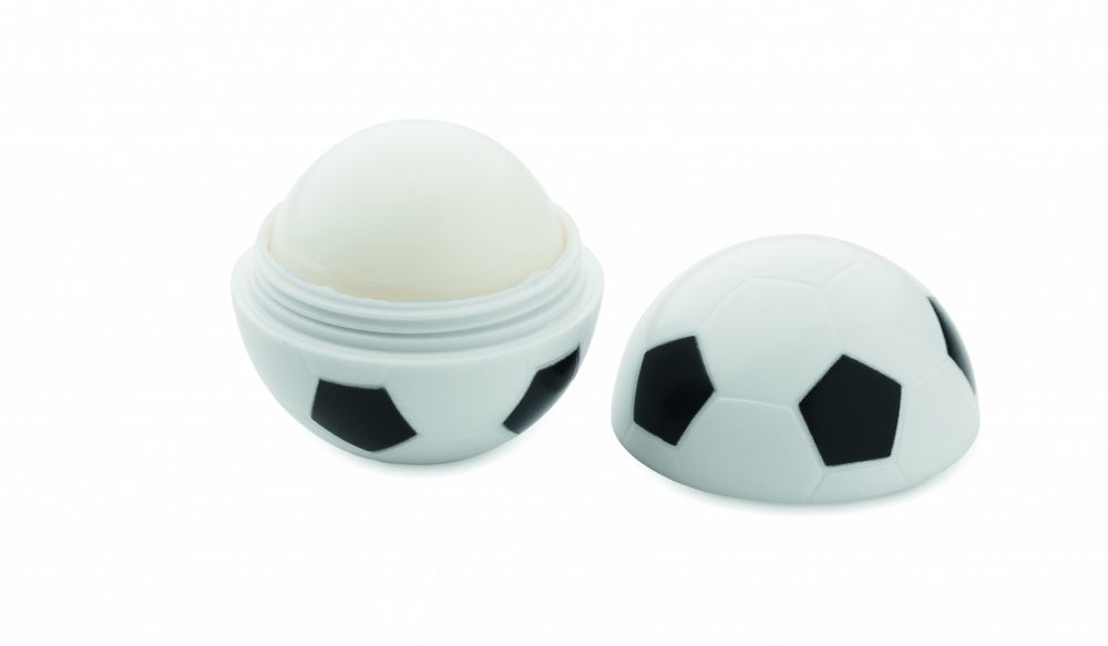 Logo trade business gifts image of: Lip balm in football shape