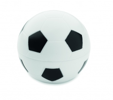 Logo trade corporate gifts image of: Lip balm in football shape