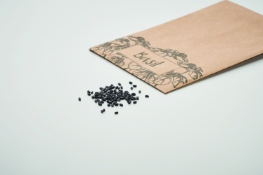 Logotrade promotional giveaway picture of: Basil seeds in craft envelope