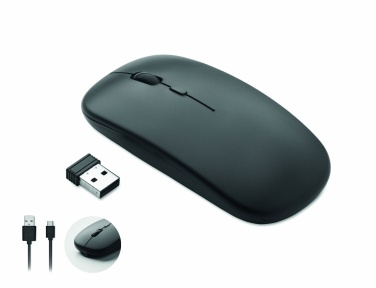 Logo trade advertising product photo of: Rechargeable wireless mouse