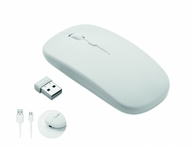 Logo trade advertising products picture of: Rechargeable wireless mouse