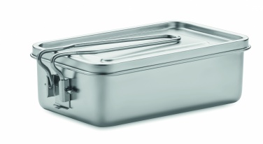 Logo trade promotional gifts image of: Stainless steel lunch box