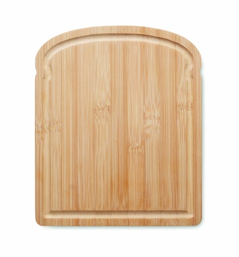 Logo trade business gifts image of: Bamboo bread cutting board