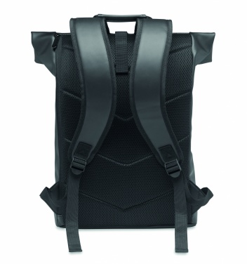 Logotrade promotional gift picture of: Laptop PU Rolltop backpack