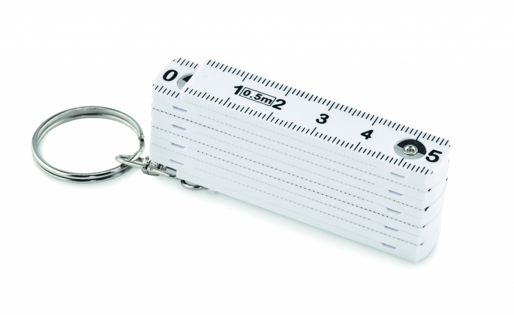 Logotrade promotional item picture of: Carpenters ruler key ring 50cm