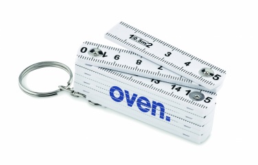 Logo trade promotional product photo of: Carpenters ruler key ring 50cm Kotka