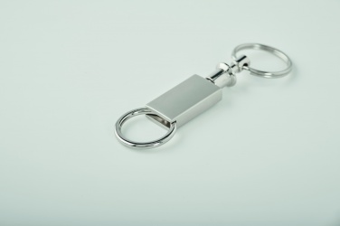 Logo trade corporate gifts picture of: Pull apart split key ring Kajaani