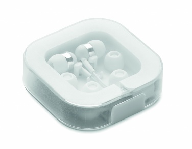 Logo trade promotional merchandise photo of: Ear phones with silicone covers