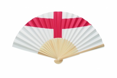 Logo trade advertising products image of: Manual fan flag design