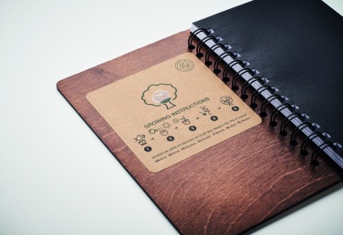 Logo trade corporate gifts image of: A5 Birch tree GROWBOOK™