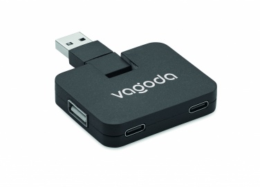 Logo trade business gift photo of: 4 port USB hub