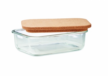 Logotrade corporate gift image of: Glass lunch box with cork lid