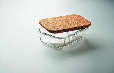 Logotrade advertising products photo of: Glass lunch box with cork lid