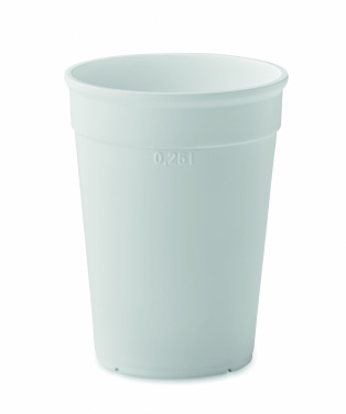 Logo trade promotional giveaway photo of: Recycled PP cup capacity 250 ml