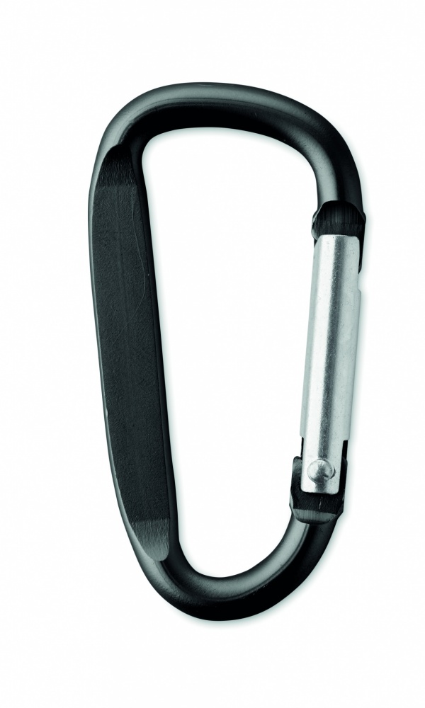 Logo trade promotional item photo of: Carabiner clip in aluminium.