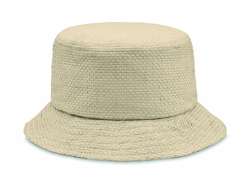 Logotrade business gift image of: 9aper straw bucket hat