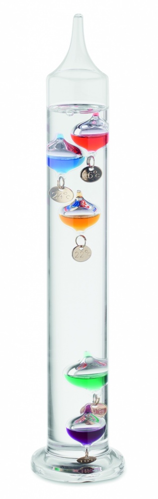 Logotrade advertising products photo of: Galileo thermometer glass 28cm