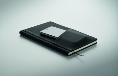 Logo trade promotional products picture of: A5 notebook PU front pocket