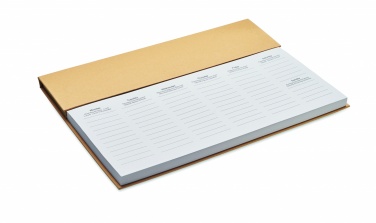 Logo trade promotional gift photo of: Weekly desktop planner