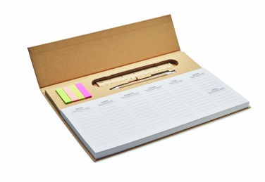 Logo trade promotional products image of: Weekly desktop planner