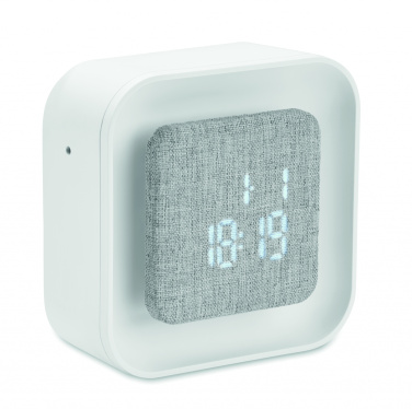 Logo trade promotional items image of: Recycled ABS/RPET alarm clock Stuttgart