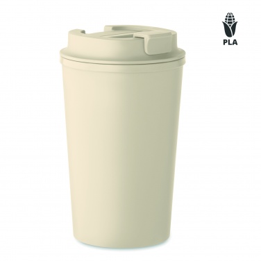 Logo trade advertising product photo of: PLA double wall tumbler 350 ml
