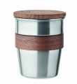 Single wall tumbler 350 ml, Matt Silver