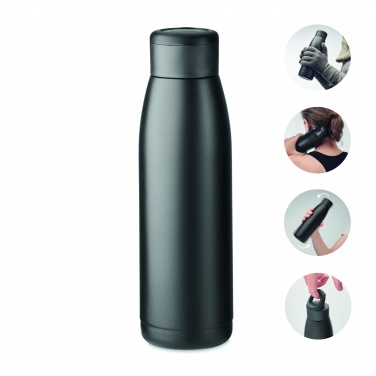 Logo trade promotional items image of: Heat-cool double wall bottle