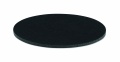 Round coaster in RPET felt, Black