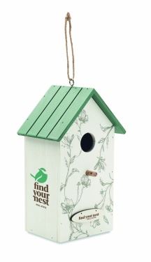 Logotrade promotional item picture of: Bird house in plywood