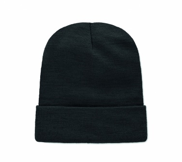 Logotrade promotional giveaway picture of: Unisex beanie RPET polyester