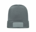 Unisex beanie RPET polyester, Stone Grey