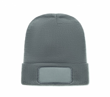 Logotrade business gift image of: Unisex beanie RPET polyester