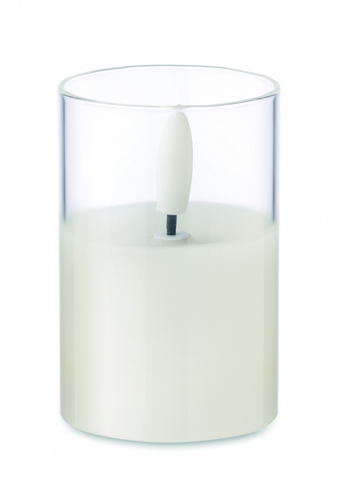 Logotrade corporate gifts photo of: LED wax candle in glass holder