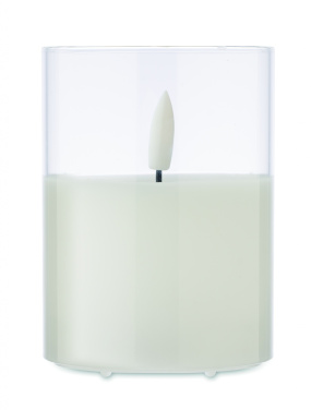 Logotrade business gifts photo of: LED wax candle in glass holder