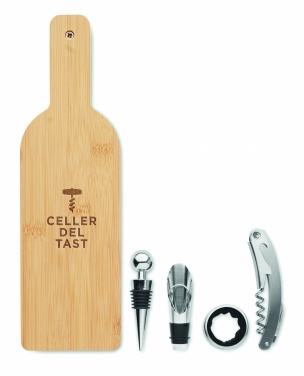 Logotrade promotional giveaway picture of: Bottle shaped wine set