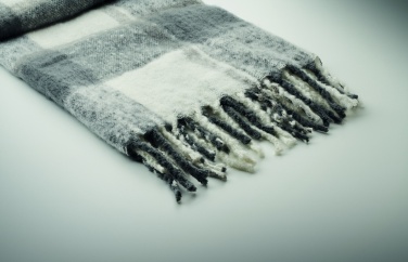 Logo trade promotional product photo of: Chequered mohair blanket