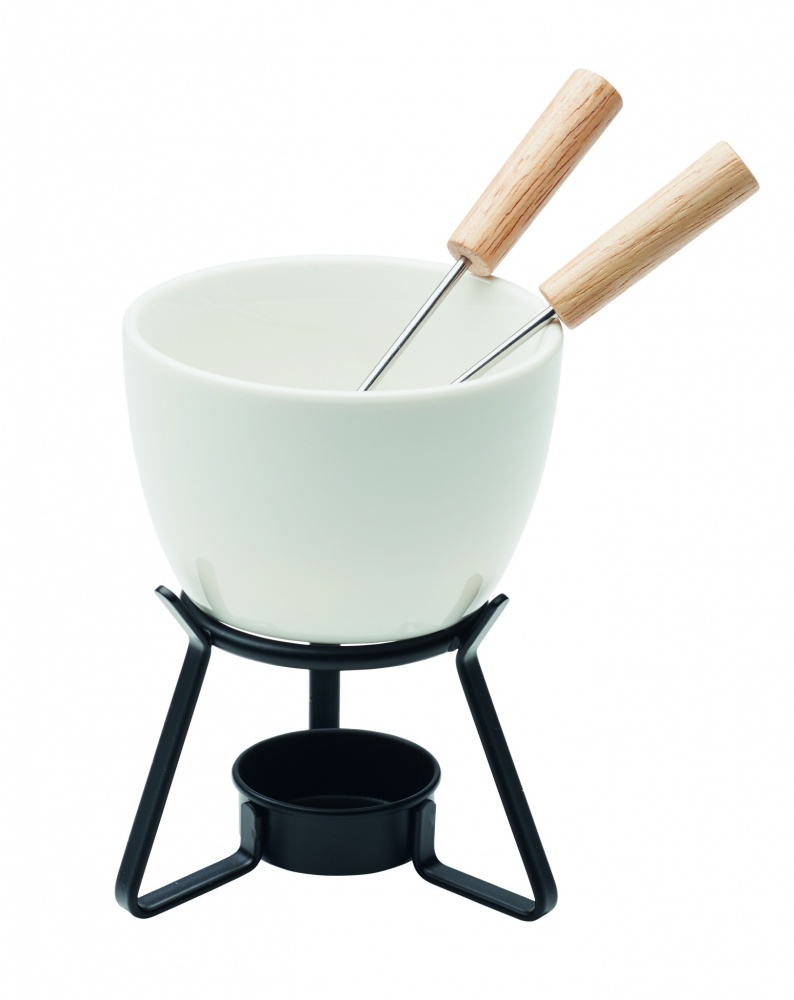 Logo trade promotional item photo of: Ceramic fondue set 240 ml