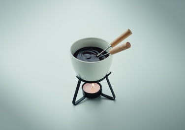 Logo trade corporate gifts picture of: Ceramic fondue set 240 ml