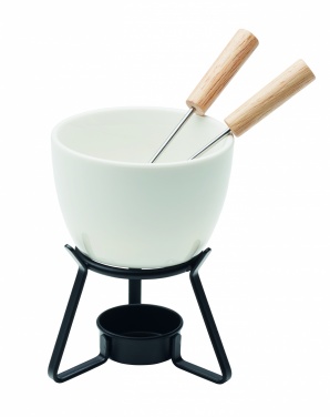 Logotrade promotional merchandise image of: Ceramic fondue set 240 ml