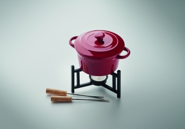 Logotrade promotional merchandise picture of: Ceramic fondue set 300 ml