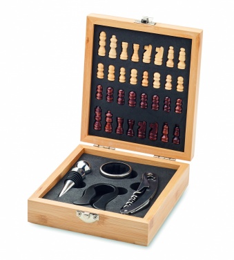 Logotrade promotional product image of: Chess board wine set